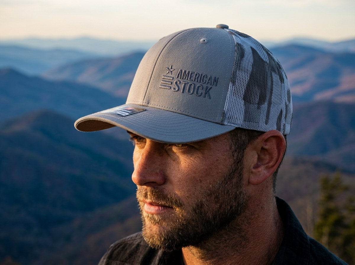 Camo Trucker Hat — worn