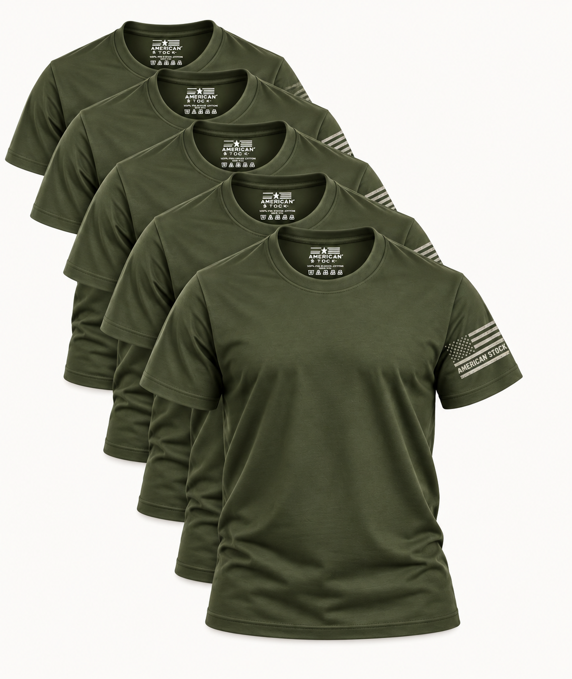 TRUE STOCK 5 PACK MILITARY