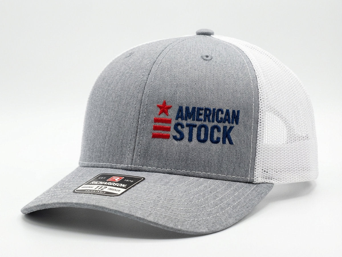 American Stock Snapback Trucker Cap side view