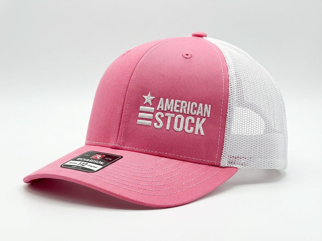 American Stock Snapback Trucker Cap detail view