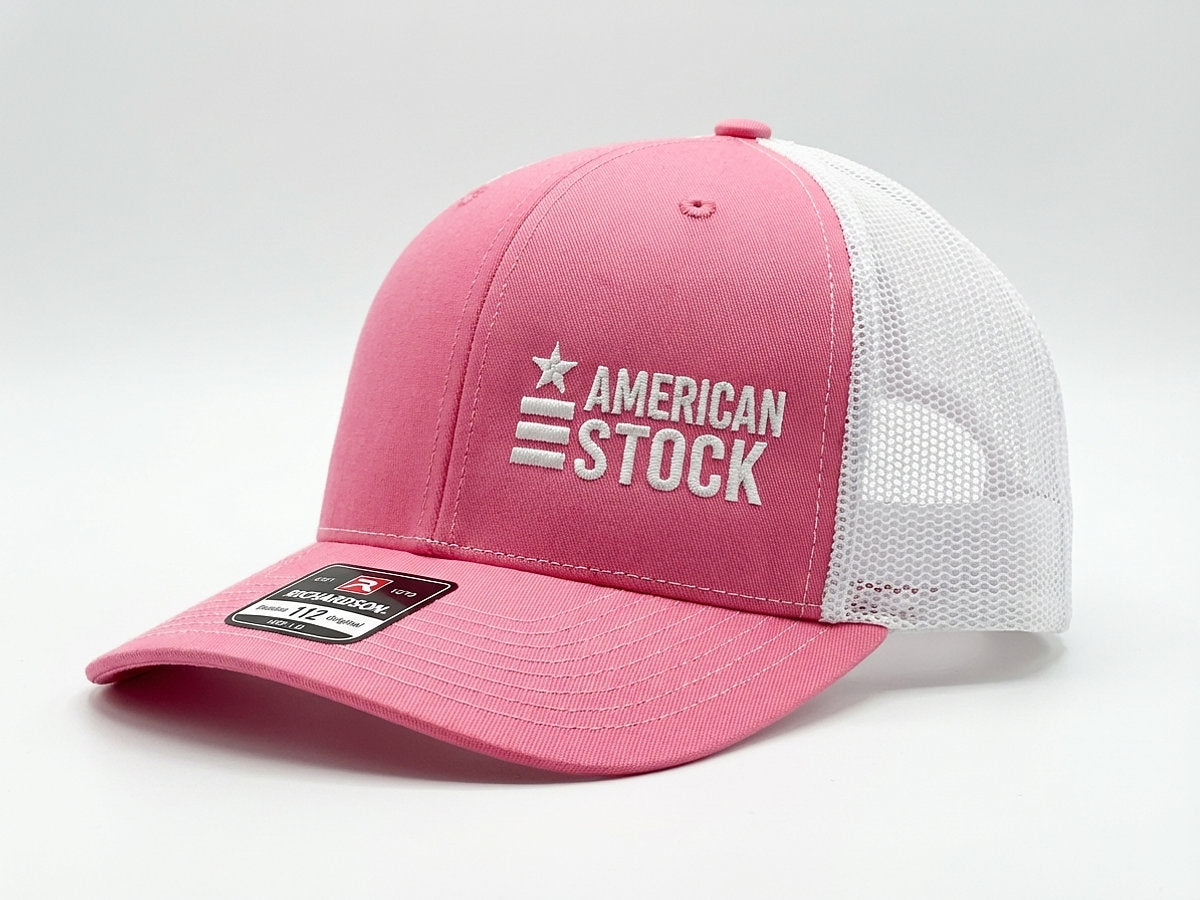 American Stock Snapback Trucker Cap detail view