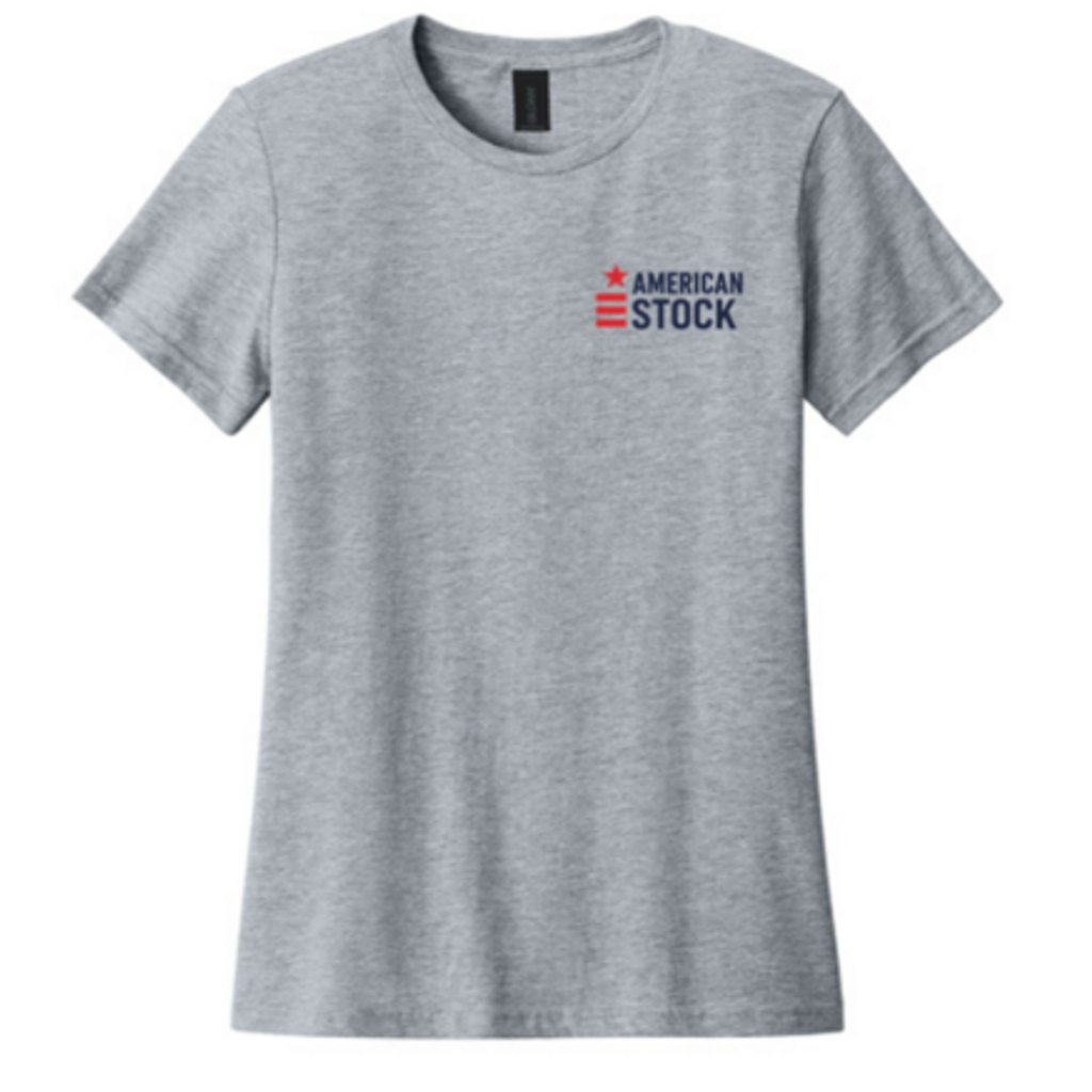 Women's American Flag T-Shirt — graphic