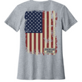 Women's American Flag T-Shirt — back