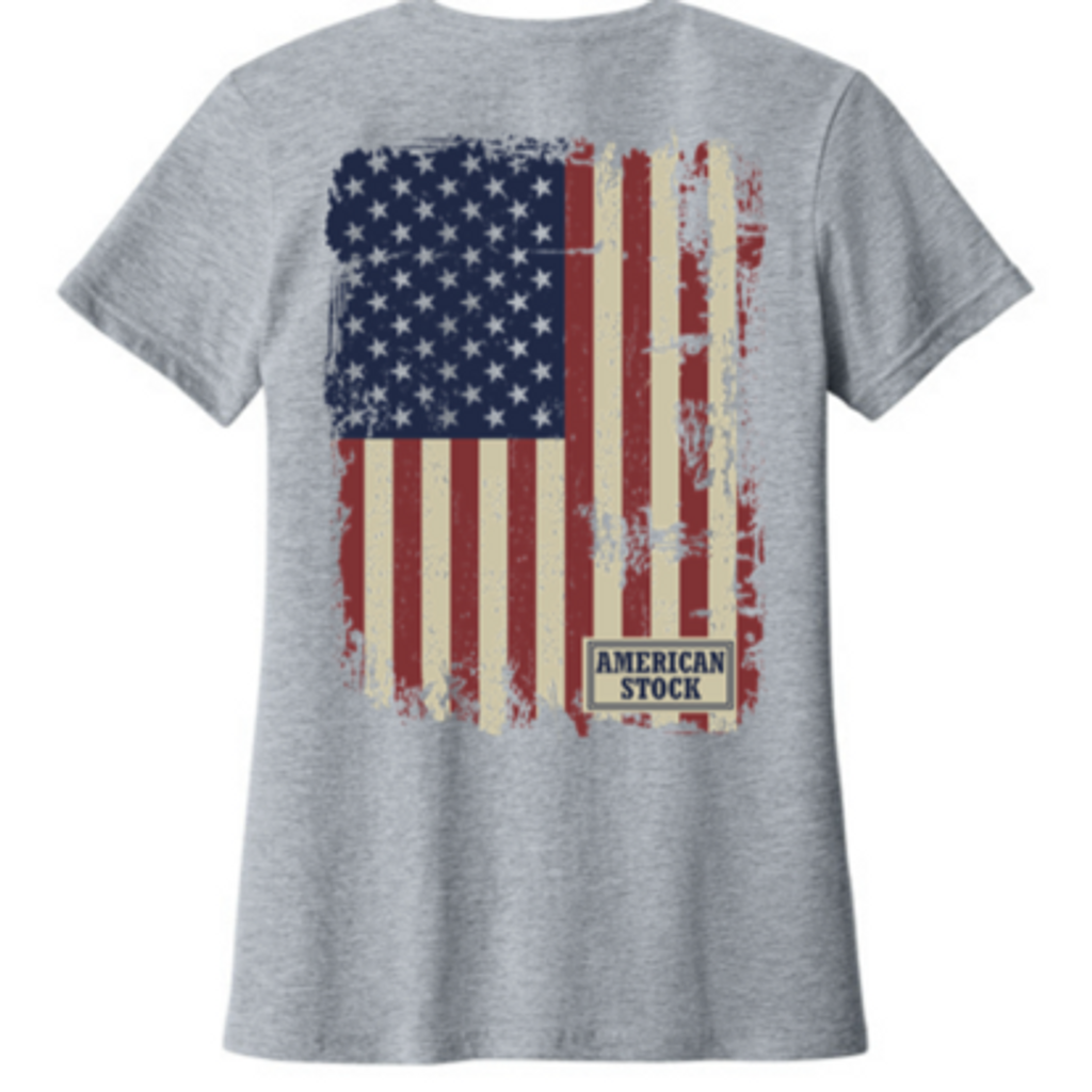 Women's American Flag T-Shirt — back
